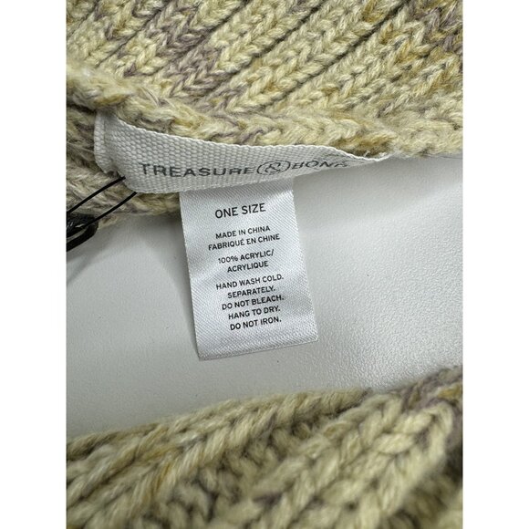 Treasure & Bond Women's Striped Long Tassel Scarf Multicolor One Size - Picture 10 of 16